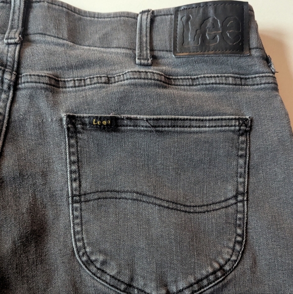 Lee Extreme Motion MVP Jeans Mens 38x29(28) Gray Regular Fit‎ Straight Leg - Picture 9 of 12